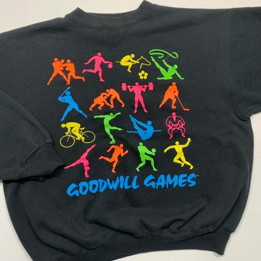 Vintage 90s Goodwill Games Sweatshirt Size Large